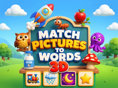 Lojë Match Pictures to Words 3D