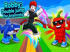 Lojë Robby: Double jump for brainrots