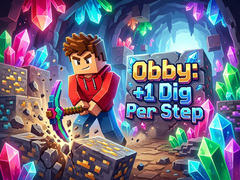 Lojë Obby: +1 Dig Per Step