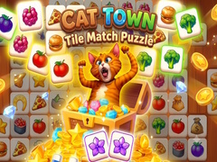 Lojë Cat Town - Tile Match Puzzle