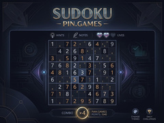 Lojë Sudoku - Pin.Games