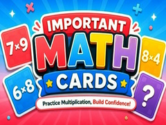 Lojë Important Math Cards