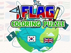 Lojë Flag Coloring Puzzle