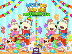 Lojë Wolfoo Spot The Difference