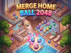 Lojë Merge Home Ball 2048