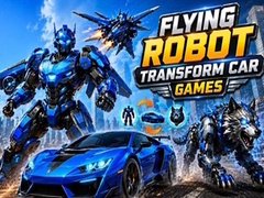 Lojë Flying Robot Transform Car Games
