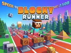Lojë Blocky Runner