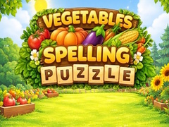 Lojë Vegetable Spelling Puzzle
