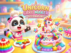 Lojë Unicorn Cake Maker Decorating 