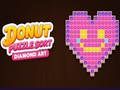 Lojë Donut Puzzle Sort Diamond Art