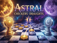 Lojë Astral Checkers Draughts