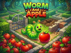 Lojë Worm and Apple