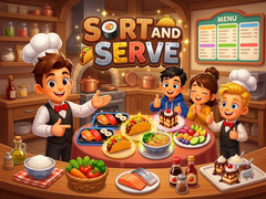 Lojë Sort and Serve