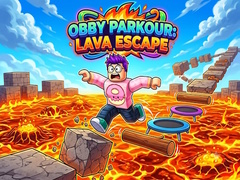 Lojë Obby Parkour: Lava Escape