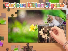 Lojë Curious Kitten Jigsaw