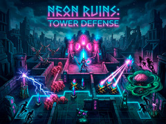 Lojë Neon Ruins: Tower Defense