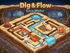 Lojë Dig & Flow - Save Water