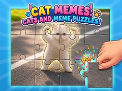 Lojë Cat Memes: Cats and Meme Puzzles!