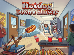 Lojë Hotdog Down a Hallway