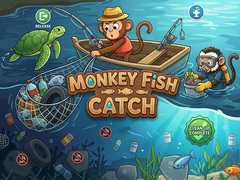 Lojë Monkey Fish Catch