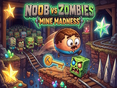 Lojë Noob vs Zombies: Mine Madness