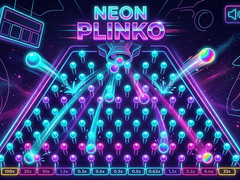 Lojë Neon Plinko