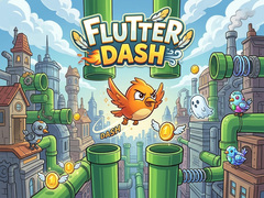 Lojë Flutter Dash