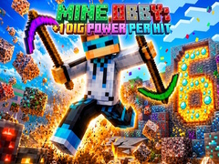 Lojë Mine Obby: +1 Dig Power per Hit