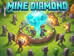 Lojë Mine diamond