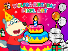 Lojë Wolfoo Birthday Pixel Art