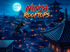 Lojë Ninja Rooftops