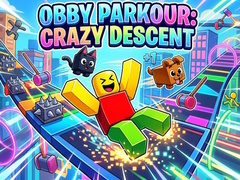 Lojë Obby Parkour: Crazy Descent