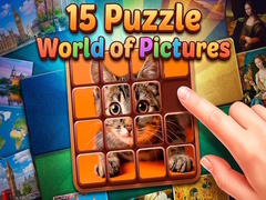Lojë 15 Puzzle: World of Pictures