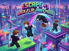 Lojë Escape +1 Back Flip: Obby Mode