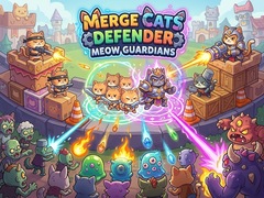 Lojë Merge Cats Defender: Meow Guardians