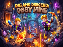 Lojë Dig and Descend: Obby Mine