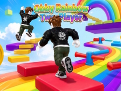 Lojë Obby Rainbow Parkour Two Player