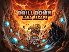 Lojë Drill Down: Lava Escape