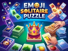Lojë Emoji Solitaire Puzzle