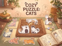 Lojë Cozy Puzzle: Cats