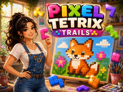Lojë Pixel Tetrix Trails