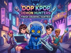 Lojë DOP KPop Demon Hunters: Finish Drawing Hantrix