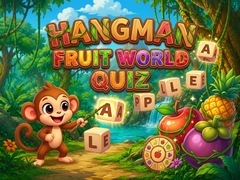 Lojë Hangman Fruit World Quiz
