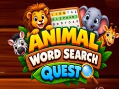 Lojë Animal Word Search Quest