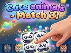 Lojë Cute animals - Match 3!
