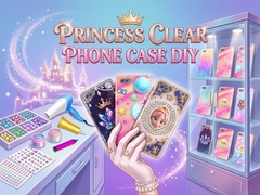 Lojë Princess Clear Phone Case DIY