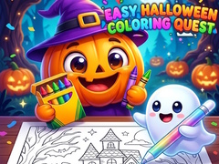 Lojë Easy Halloween Coloring Quest