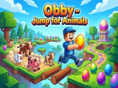 Lojë Obby - Jump for Animals