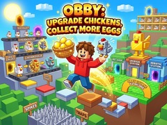 Lojë Obby: Upgrade Chickens, Collect More Eggs