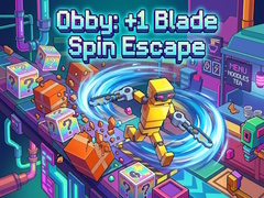 Lojë Obby: +1 Blade Spin Escape